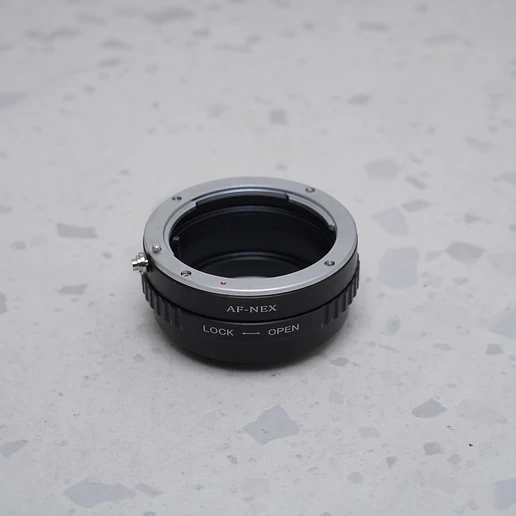 Adaptador de montura de lente AF-NEX (genérico) - USADO 1