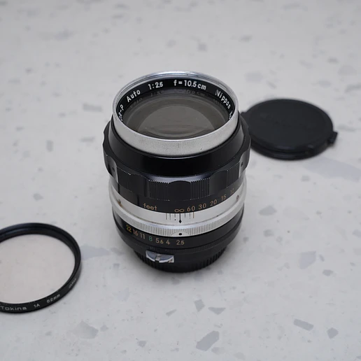 Nikon Nikkor-P Auto 105mm f/2.5 (pre-AI) - USADO 1