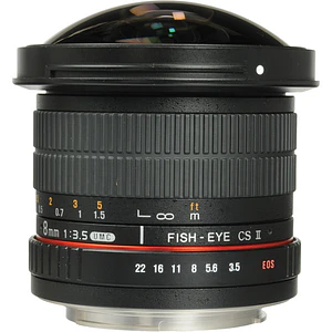 Samyang 8mm f/3.5 HD para Canon EF - USADO