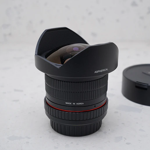 Samyang 8mm f/3.5 HD para Canon EF - USADO 3