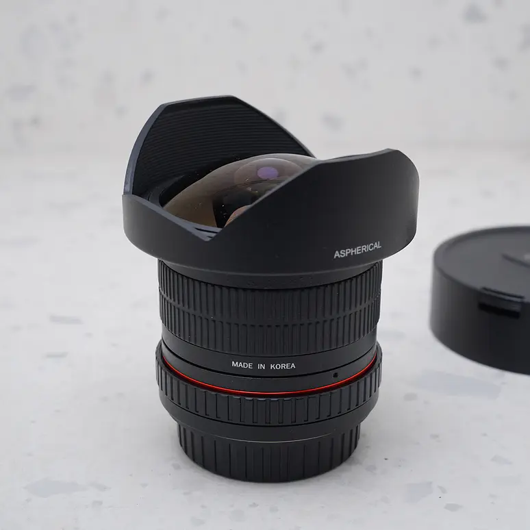 Samyang 8mm f/3.5 HD para Canon EF - USADO 3