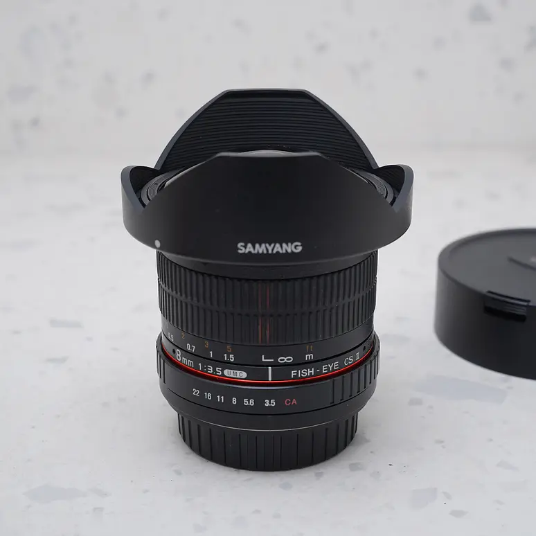 Samyang 8mm f/3.5 HD para Canon EF - USADO 2