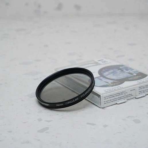 Filtro Polarizador Circular Tiffen 58mm - USADO 1