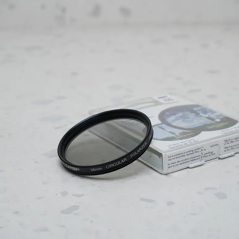 Filtro Polarizador Circular Tiffen 58mm - USADO 1