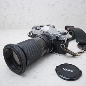 Canon AE-1 + Vivitar 35-105mm - USADO