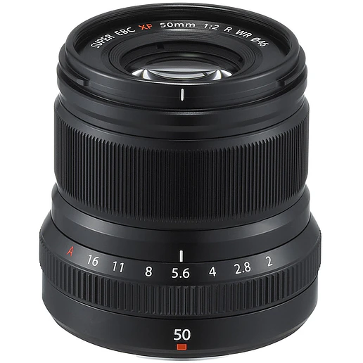 FUJIFILM XF 50mm f/2 R WR Lens (Black) - USADO 1
