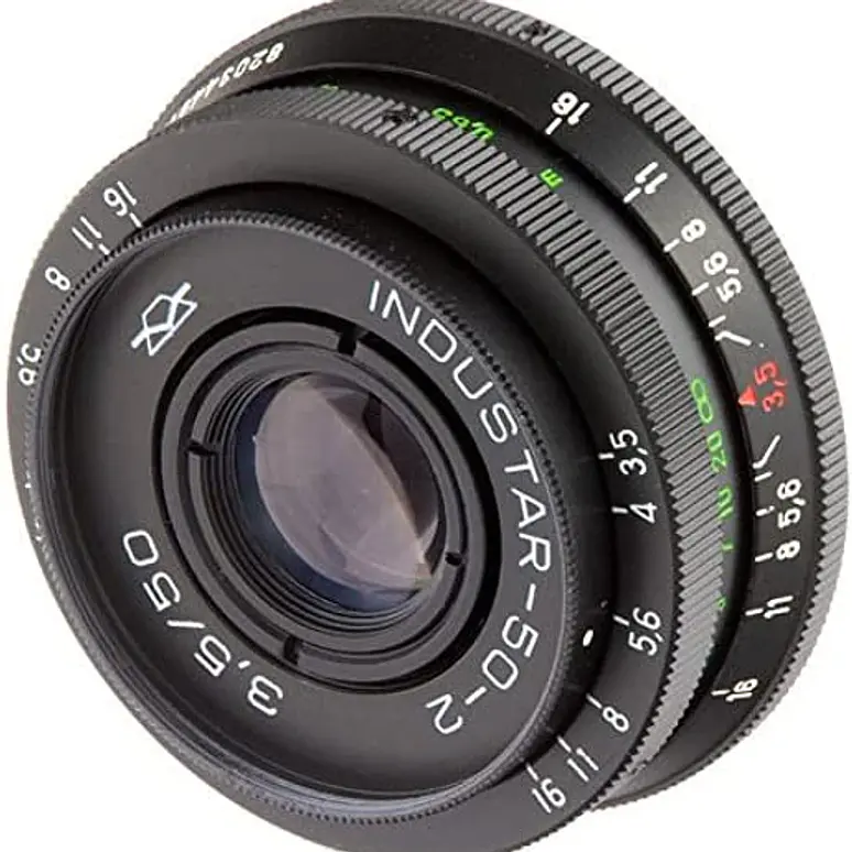 Lente Industar 50mm F3.5 montura M42 1