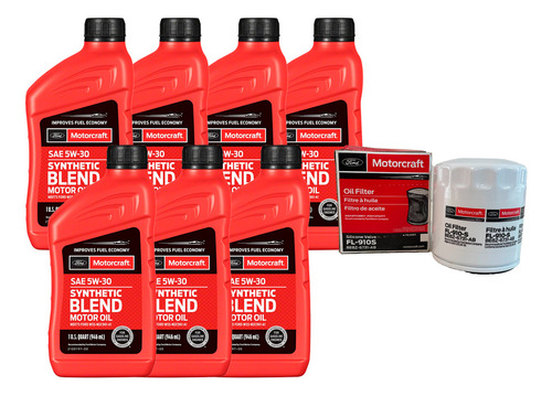Kit Mantención Ford Fusion 2.0 Ecoboost Aceite + Filtro 1