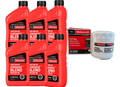 Kit Mantención Ford Escape 2.5 Aceite + Filtro Motorcraft 1