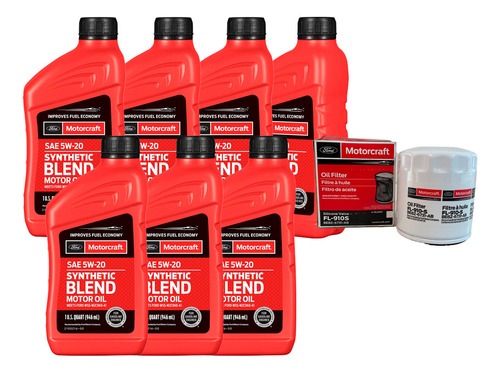 Kit Mantención Ford Fusion 2.5 Aceite + Filtro Motorcraft 1