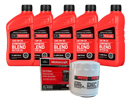 Kit Mantención Ford Focus 2.3 Rs Ecoboost Aceite + Filtro 1