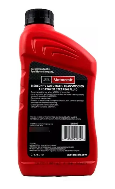 Aceite Transmisión Mercon V Motorcraft Genuino 946ml Atf