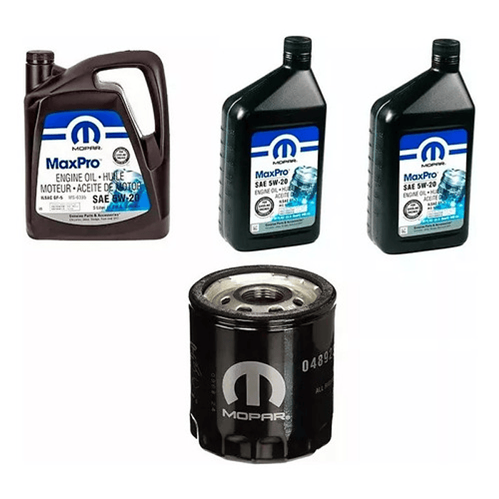 Kit Filtro Aceite + Aceite Dodge Durango 5.7l 2007-2020 1