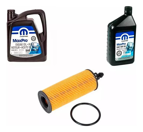 Kit Filtro Aceite + Aceite Mopar 3.6l 2007-2020 1