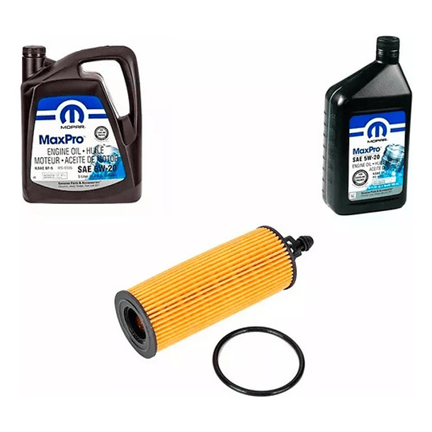 Kit Filtro Aceite + Aceite Mopar 3.6l 2007-2020