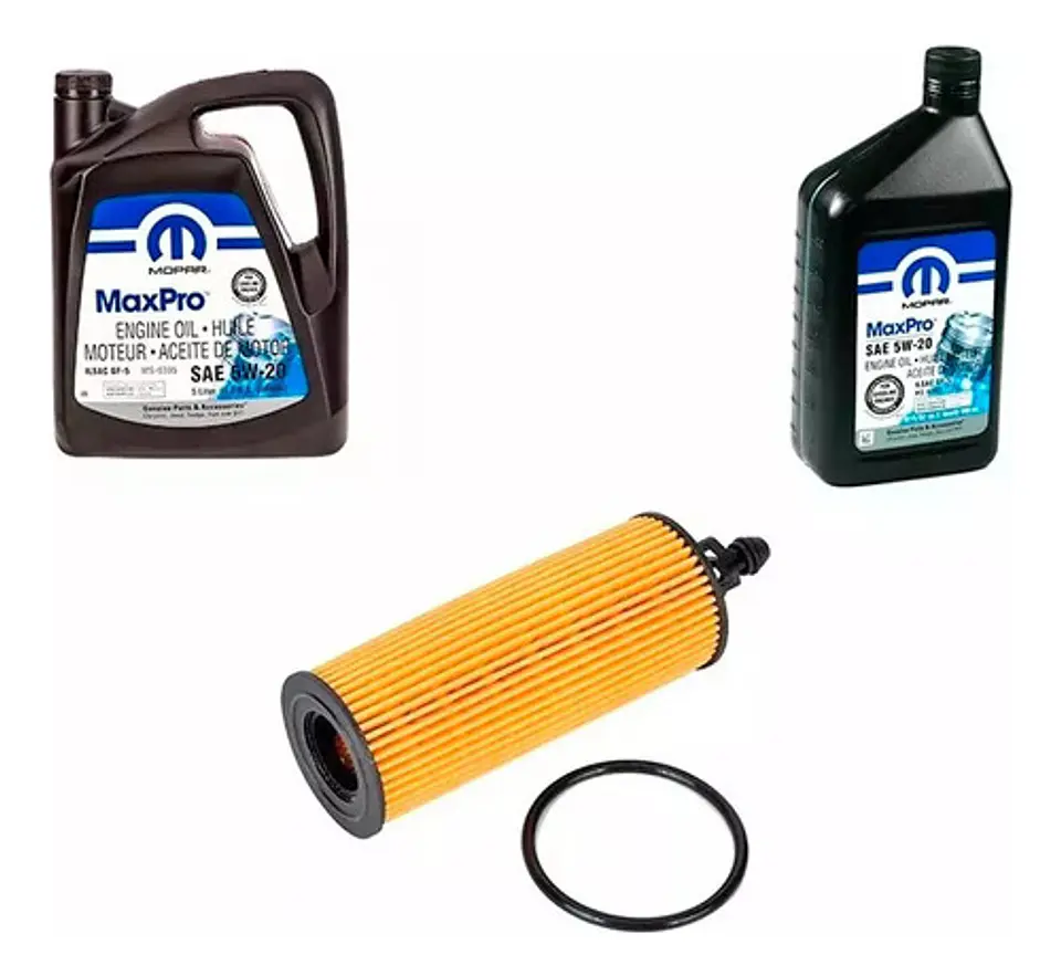 Kit Filtro Aceite + Aceite Mopar 3.6l 2007-2020 1