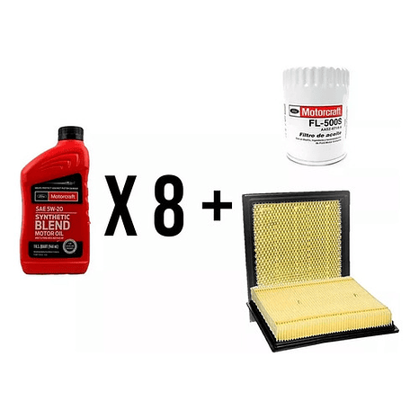 Kit Mantención Ford F150 5.0 Filtro Aceite+aceite+aire 1