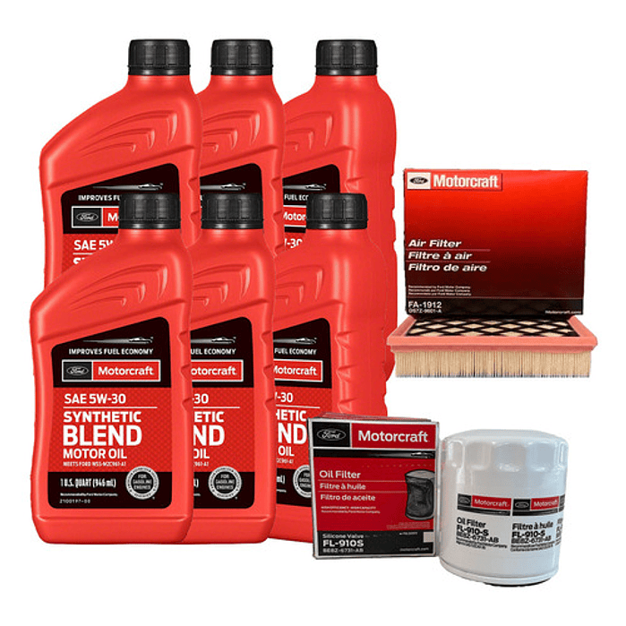 Kit Mantención Ford Edge 2.0 Filtro Aceite + Aceite + Aire 1