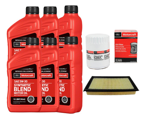 Kit Mantención Ford Edge 3.5 Filtro Aceite + Aceite + Aire 1