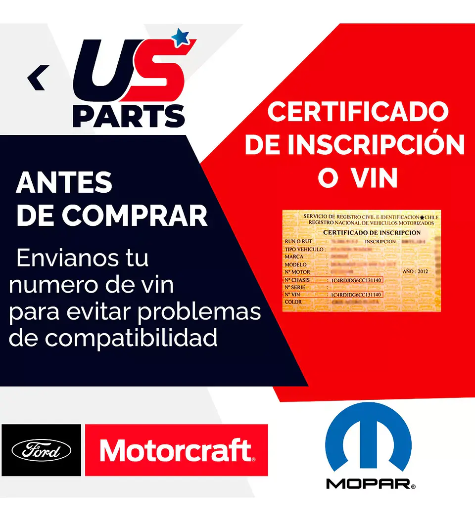 Kit Correa Accesorios Dodge Caliber 2007-2012 Original Mopar 6