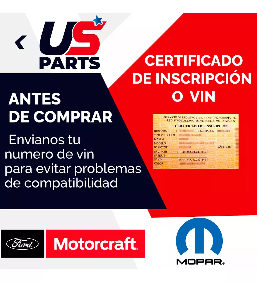 Kit De Mantencion Basico Dodge Durango 3.7 2004-2009 Ori. 6