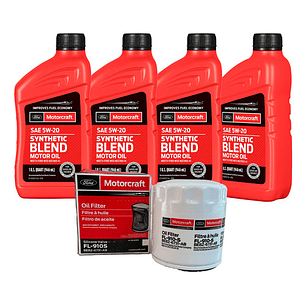 Kit Mantención Ford Fiesta 1.6 Aceite + Filtro Motorcraft