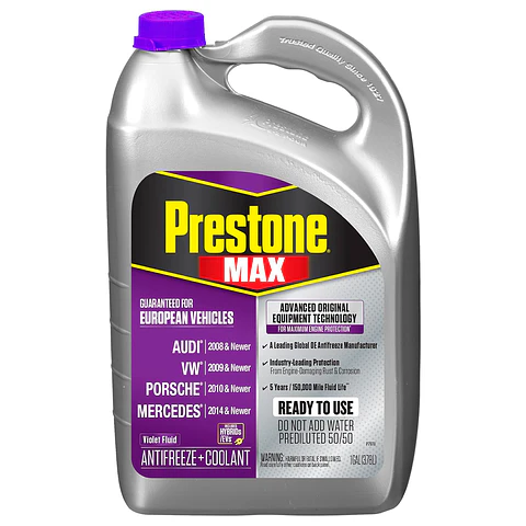 Refrigerante Prestone Violeta para Autos Europeos | 1 Gal