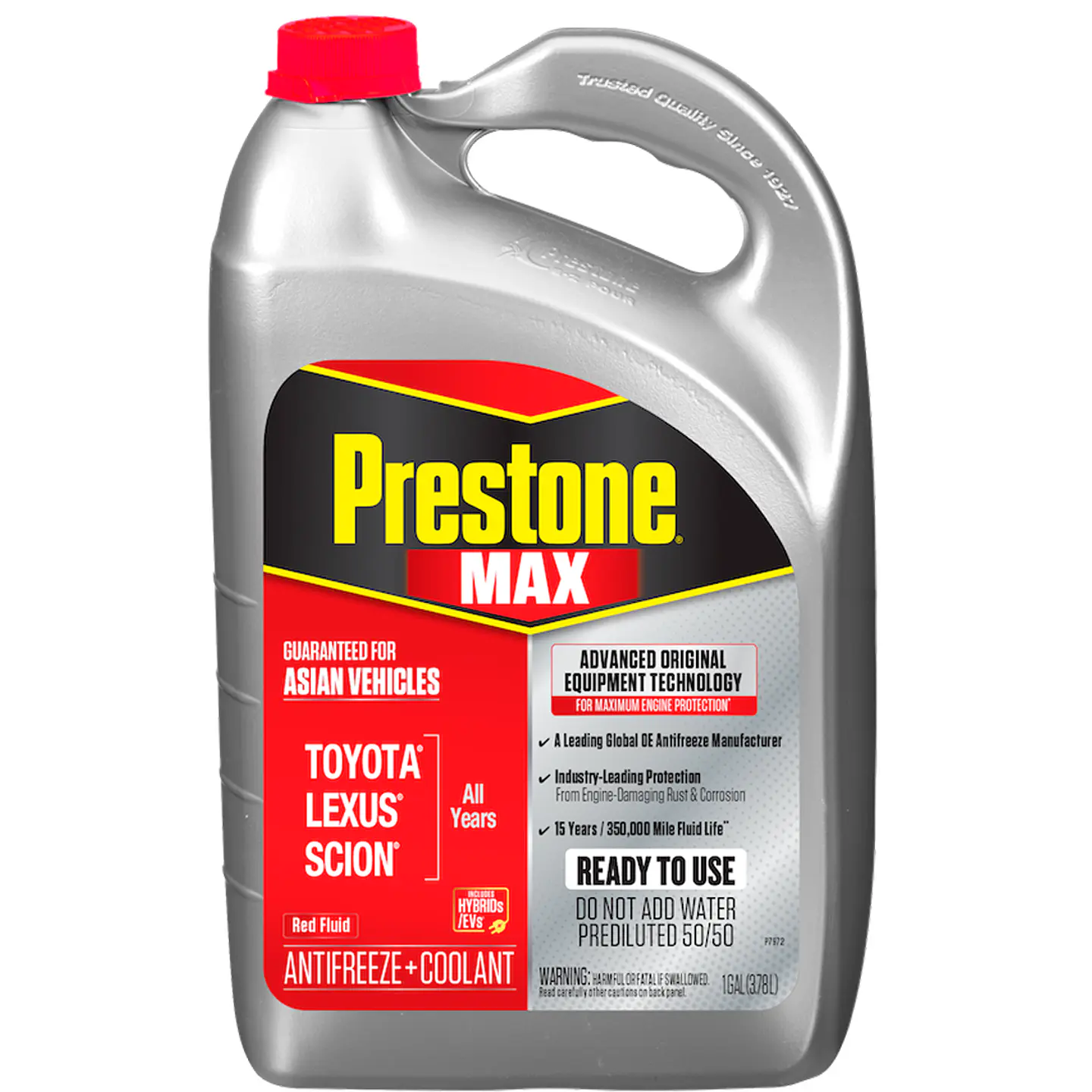 Anticongelante Prestone Rojo Asiáticos | Protección 10 Años 1