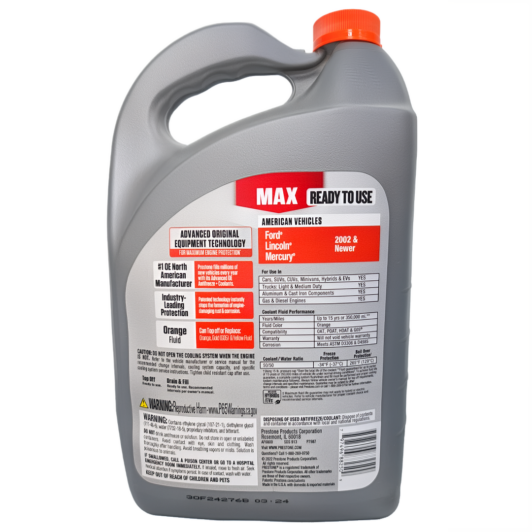 Anticongelante / Refrigerante Prestone Ford Naranjo 2