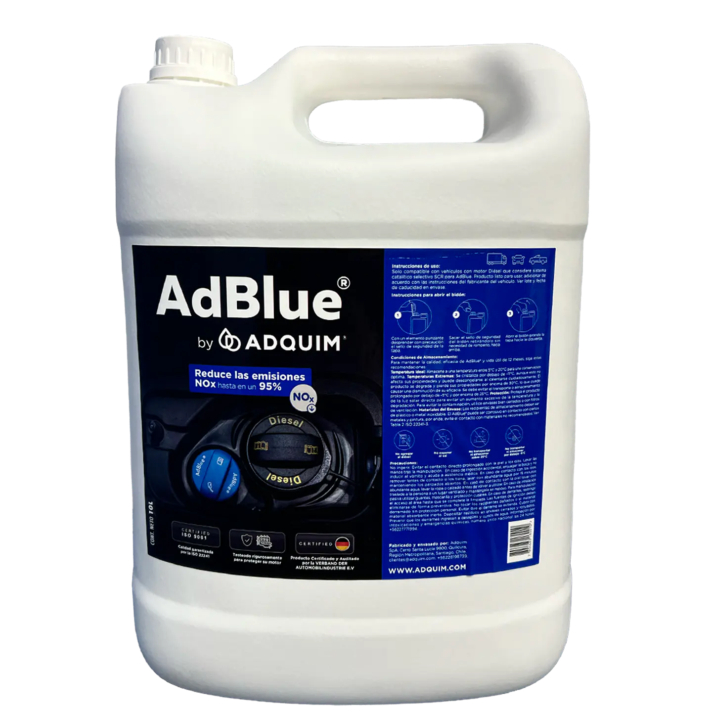Aditivo Adblue Bidon 10lts Norma Euro 1