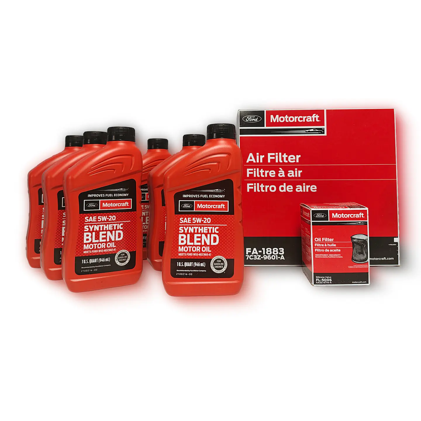 Kit Mantencion Ford F150 Motorcrft Filtro Aceite+aire+aceite 1