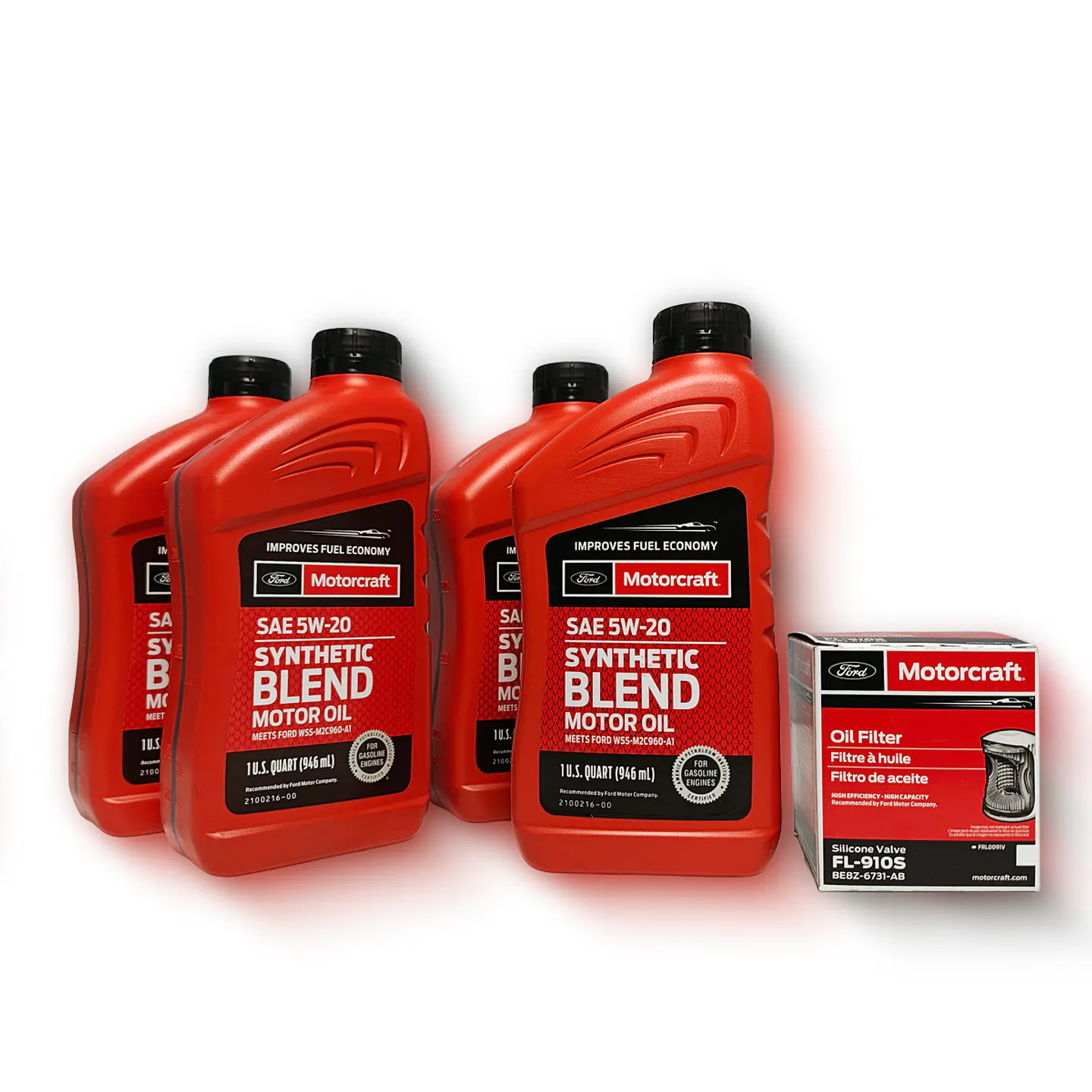 Kit Mantención Ford Fiesta 1.6 Aceite + Filtro Motorcraft 1