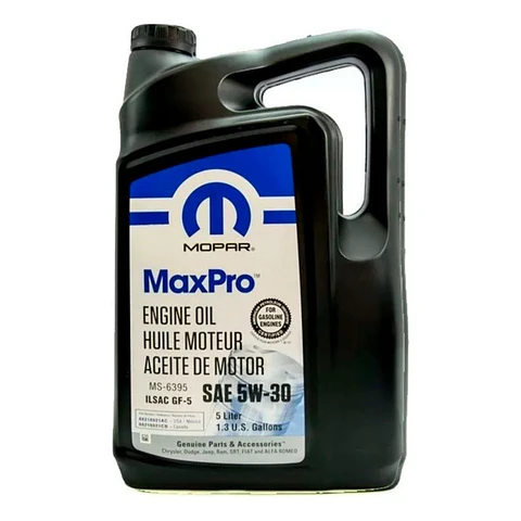 Aceite Motor 5w30 Mopar / Dodge / Jeep Bidon 5 Litros