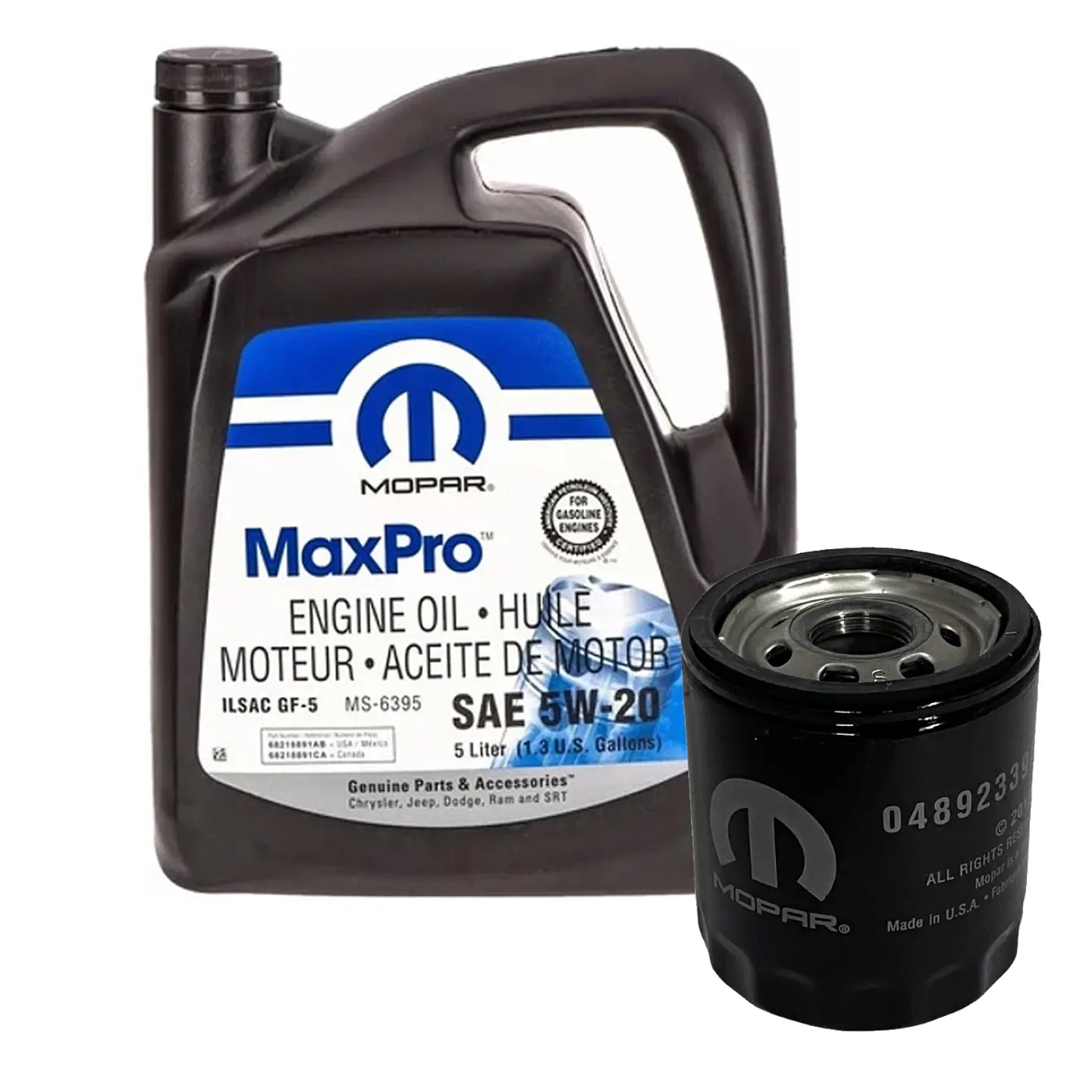 Kit Filtro Aceite + Aceite Mopar Jeep Compas 2.4l 2007-2020 1