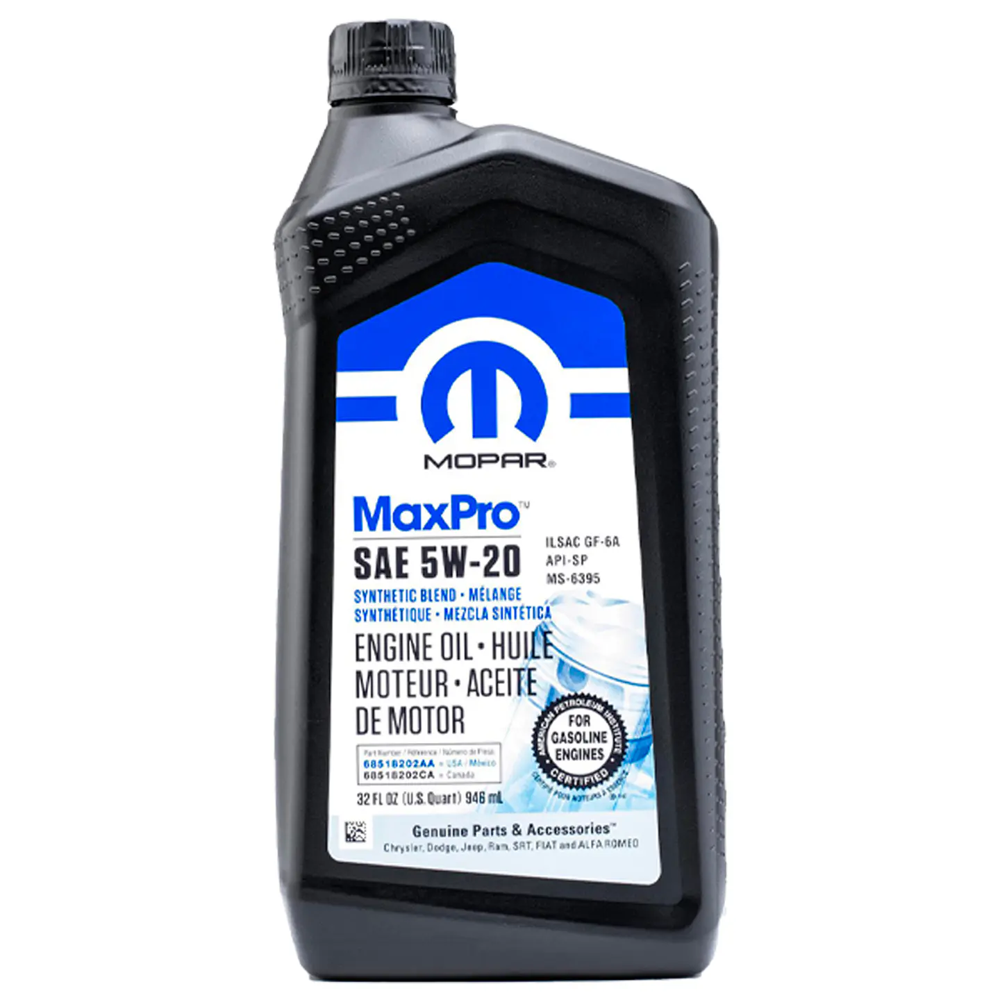 Kit Filtro Aceite + Aceite Mopar 3.6l 2007-2020 Mo349 3