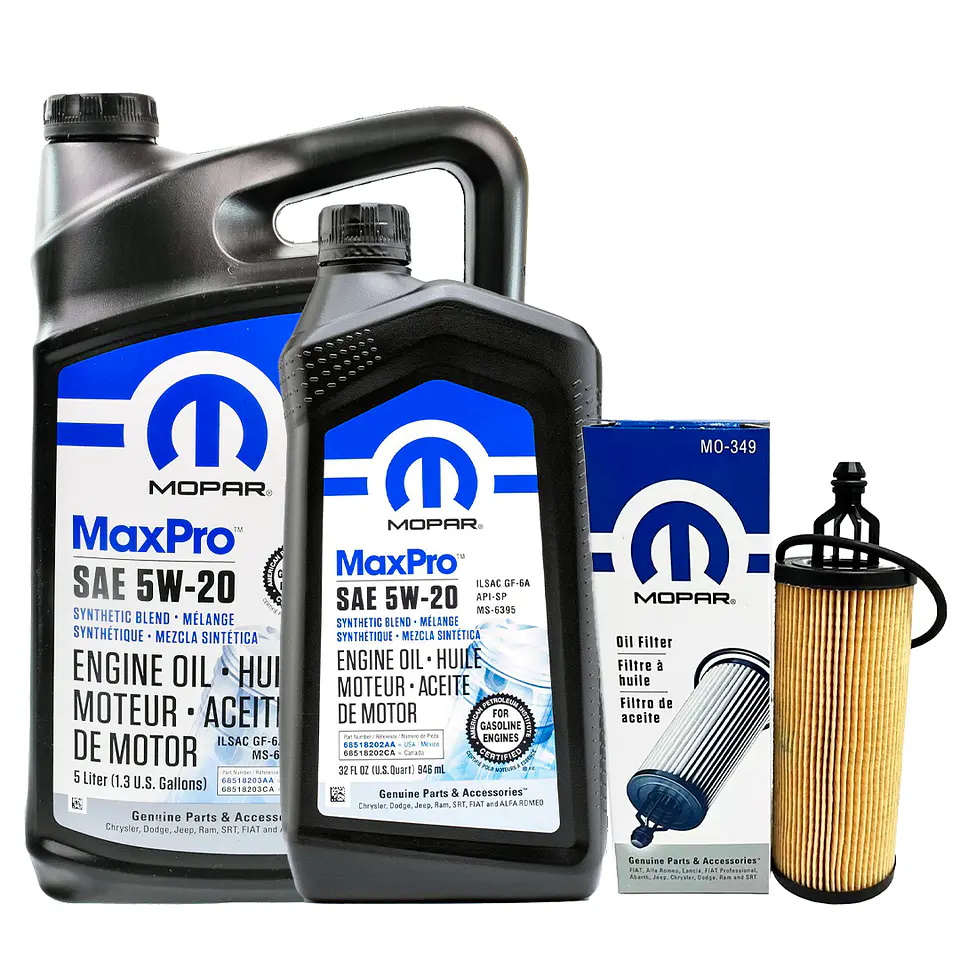 Kit Filtro Aceite + Aceite Mopar 3.6l 2007-2020 1