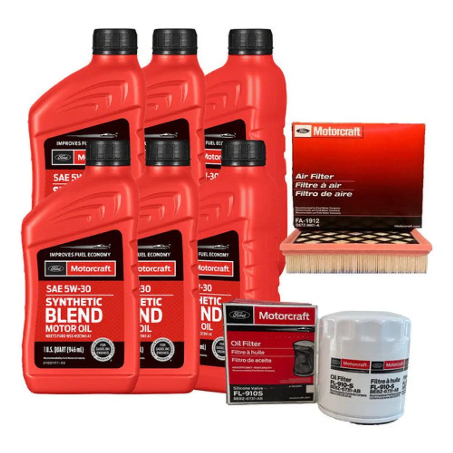 Kit Mantención Ford Edge 2.0 Filtro Aceite + Aceite + Aire 1