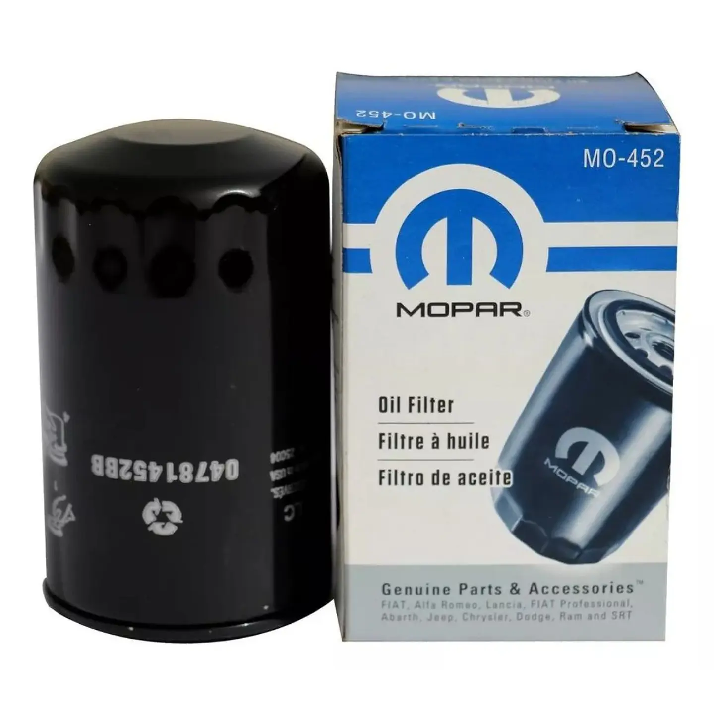 Filtro Aceite Mopar 3.7 Jeep / Dodge / Chrysler MO-452 1