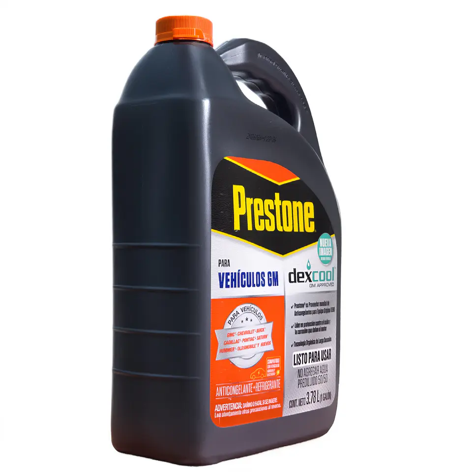 Anticongelante Prestone Dexcool 50/50 3.785l General Motors 3