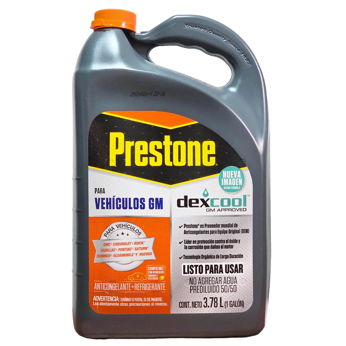 Anticongelante Prestone Dexcool 50/50 3.785l General Motors 1