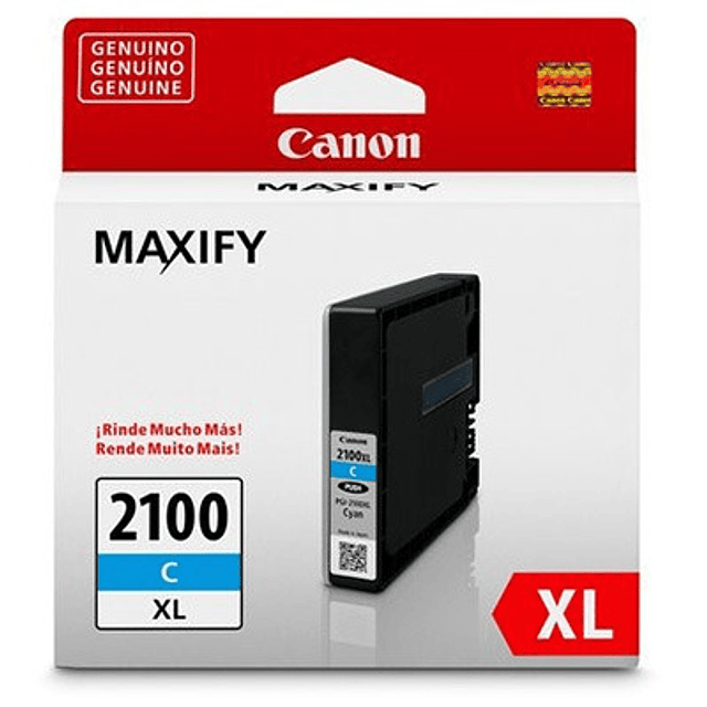 Tintas Canon PGI-2100 XL Cyan