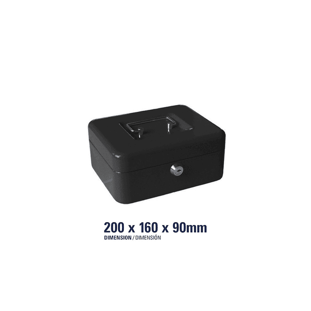 Caja para Efectivo Negra ST-04703-A