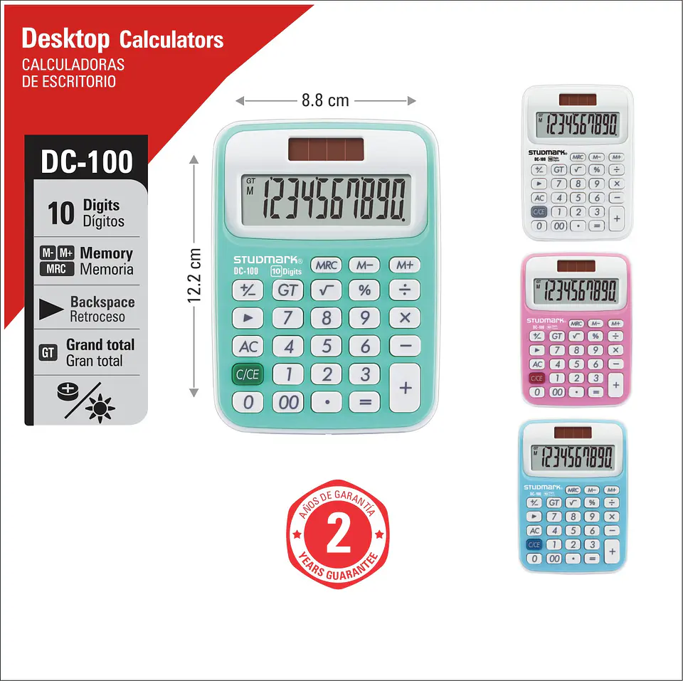 Calculadora Studmark 10 Dígitos 5