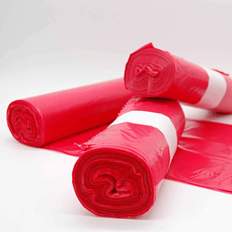 Bolsas Plásticas Rojas 23"x30" SiClean