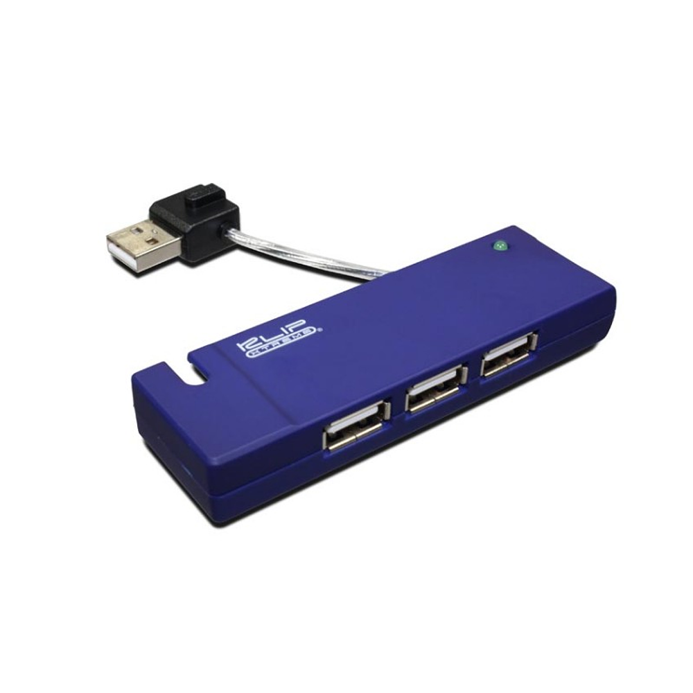 Hub USB Klip Xtreme KUH-400 Azul