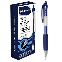 Bolígrafos Gel Studmark Azul 0.7 mm