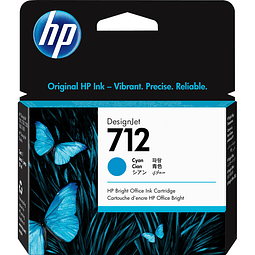 Tinta HP 3ED67 712 Cyan