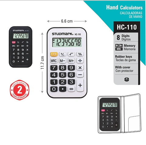 Calculadora Studmark 8 Dígitos