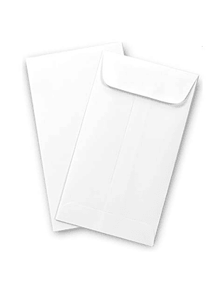 Caja de Sobres Blancos Coin #7 UltraPaper 24 lbs