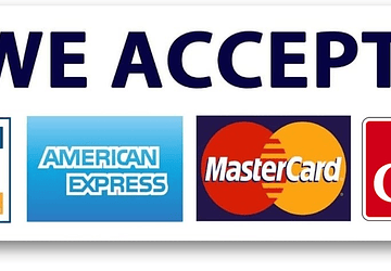 Aceptamos Clave, Visa, Amex, Mastercard